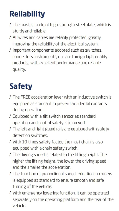 A Series High Lift Order Picker View 1