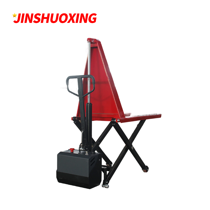 Warehouse 1500kg Semi Electric Pallet Jack Truck High Lift Pallet Truck