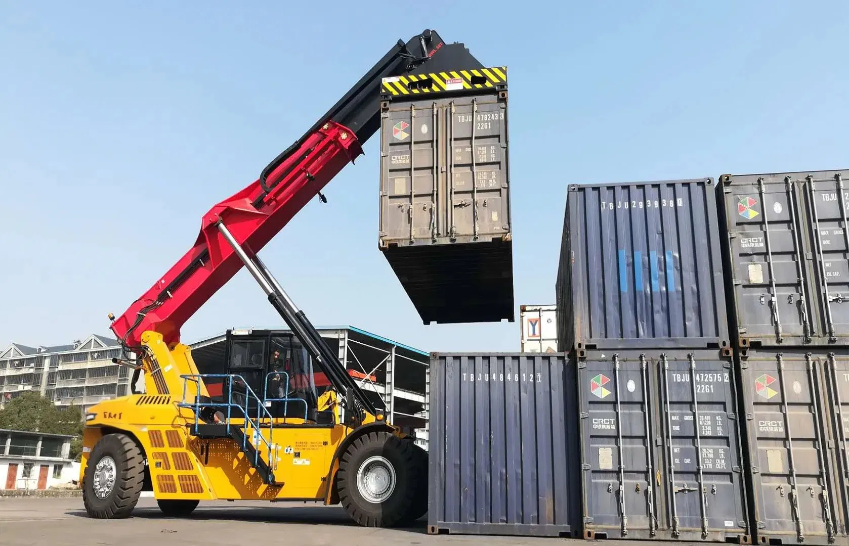 High Capacity 45t Reach Stacker Srsc45h1 for Port Container Handling with CE