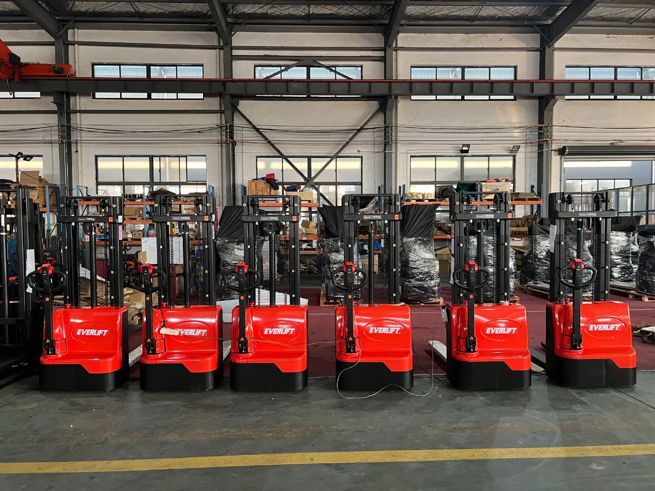 Eles-15j Full Lift Electric Stacker Forklift Walkie Stacker Price