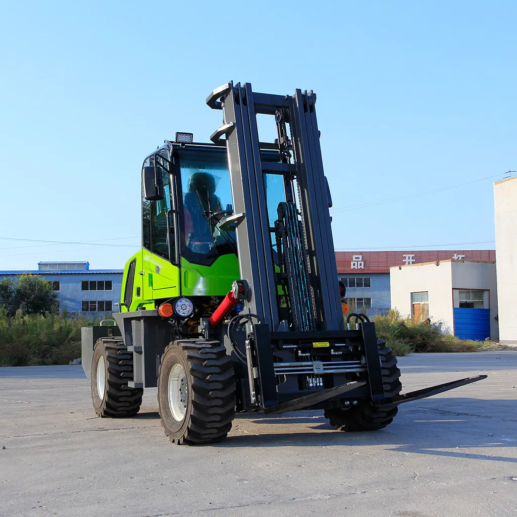 1ton/2ton/3ton/4ton/5ton/6ton CE Certification Electric/Diesel/LPG/Gasoline Engine Rough Terrain/ Offroad/Electric Hydraulic Power Mini off Road Forklift