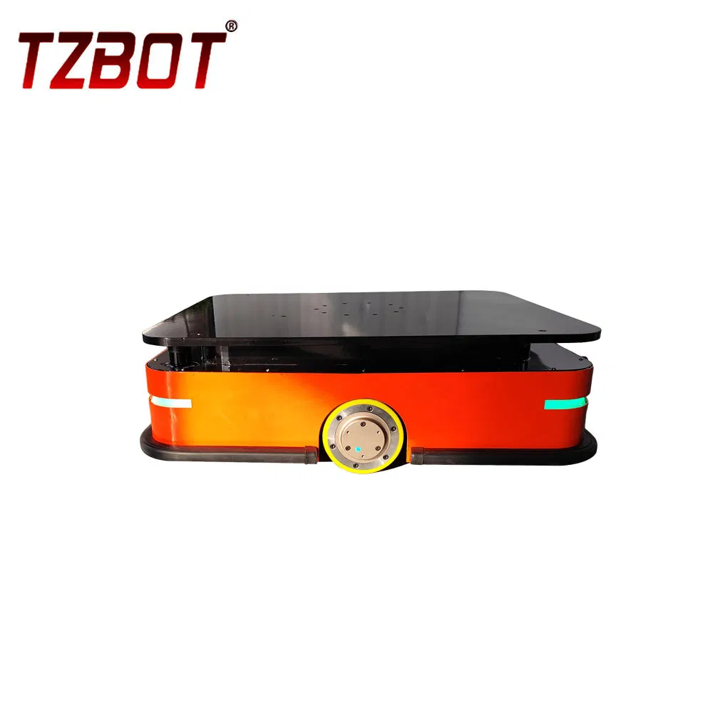 Tzbot 2024 Laser Agv 600kg Heavy Load Capacity AMR Warehouse Jacking up Slam AMR Robot Autonomous Mobile Robot for Material Handling