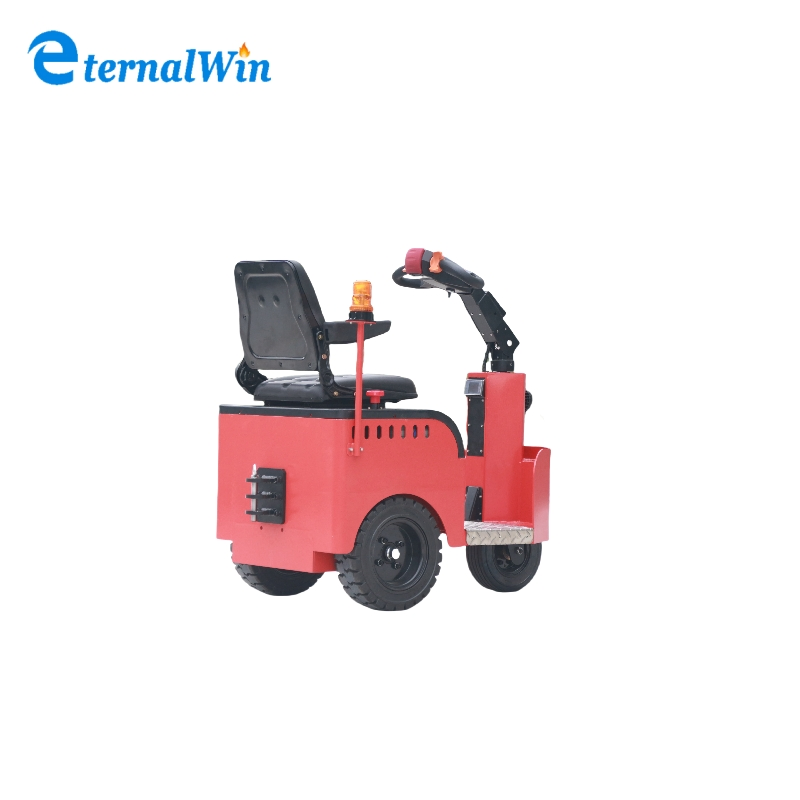 5000kg Electric Mover Powered Tow Tug Trailer Tractor Heavy Duty 24V Battery 1ton 2.5ton 3ton 4ton Walking Type Electric Tow Tractor Tug