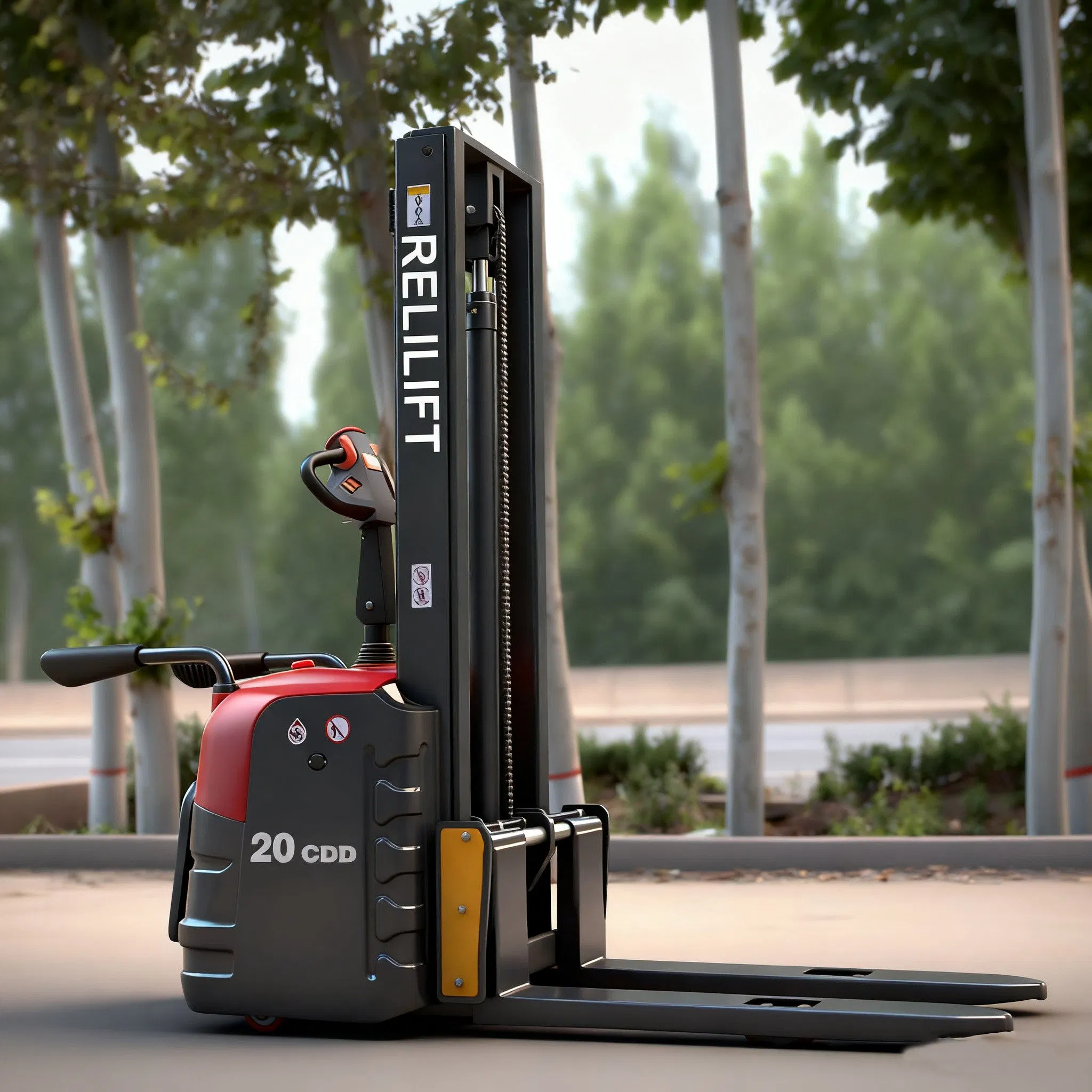 Free Shipping Stacker Electric Forklift Pallet Lifter 2000kg Full Electric Walkie Stacker Cheap Price