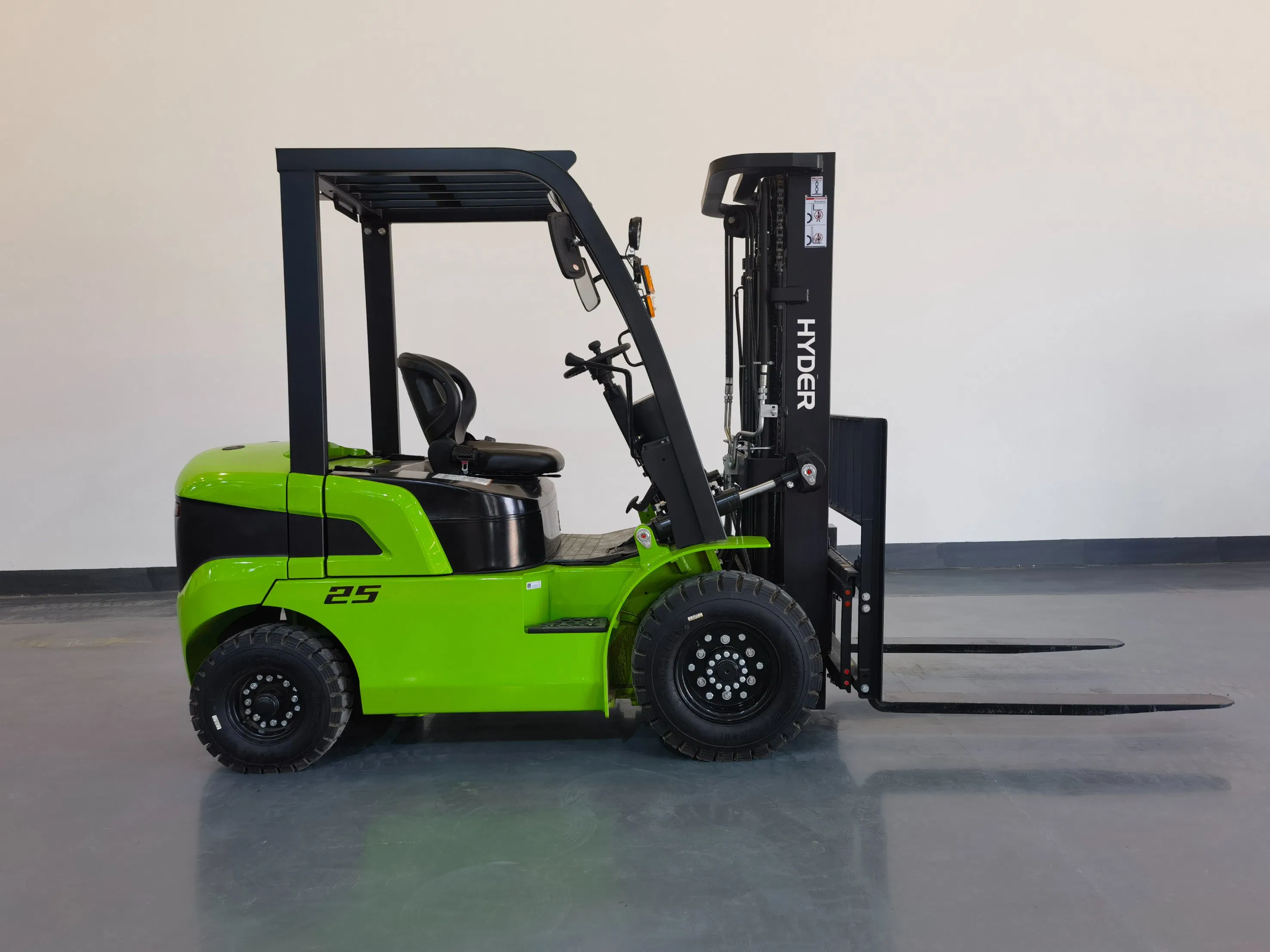 Manufacturer CE 1.5/2/2.5/3ton/5t 2500kg Electric Fork Lift Counterbalanced Lithium Battery Powered Forklift for Warehouse Material Handling