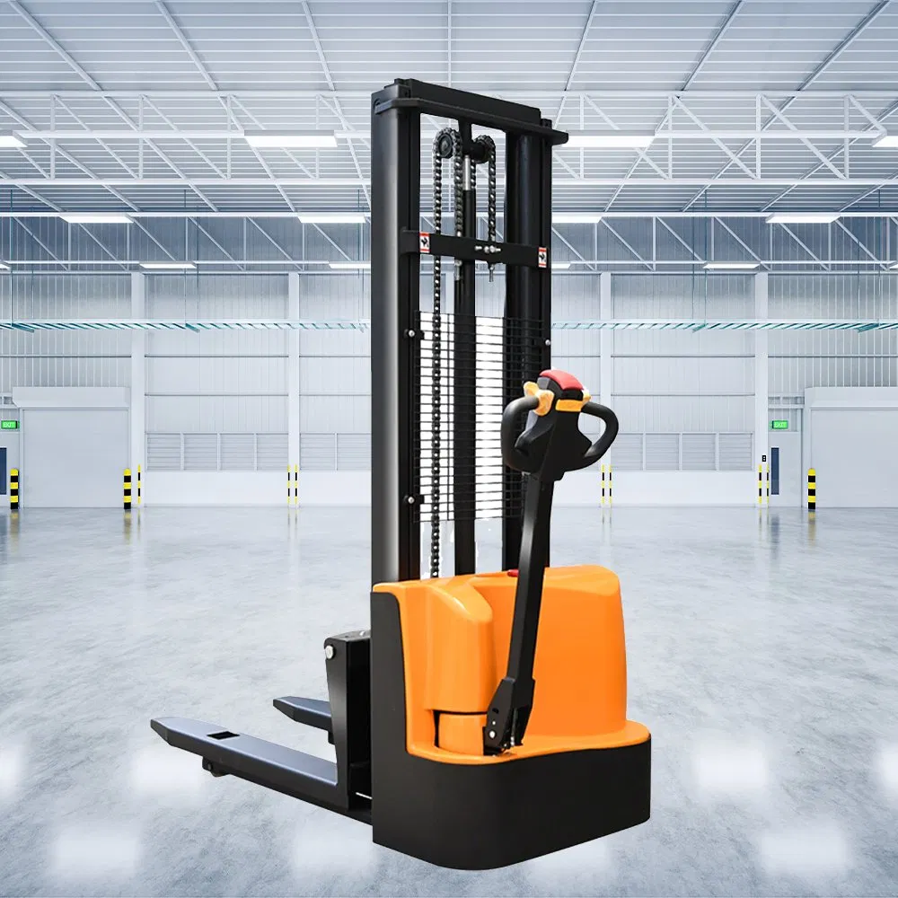 Vmax 1.2 Ton 1.5 Ton Walkie Type Electric Pallet Stacker