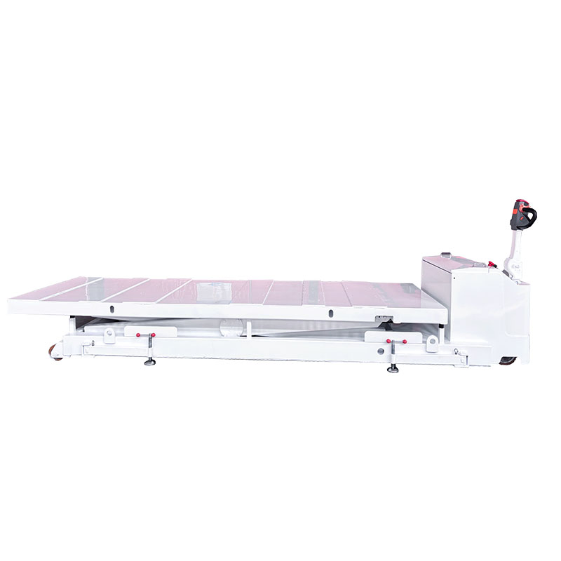 Warehouse Electric Pallet Truck Platform Lifting Pallet Truck High Lift Capacity Electric Pallet Truck