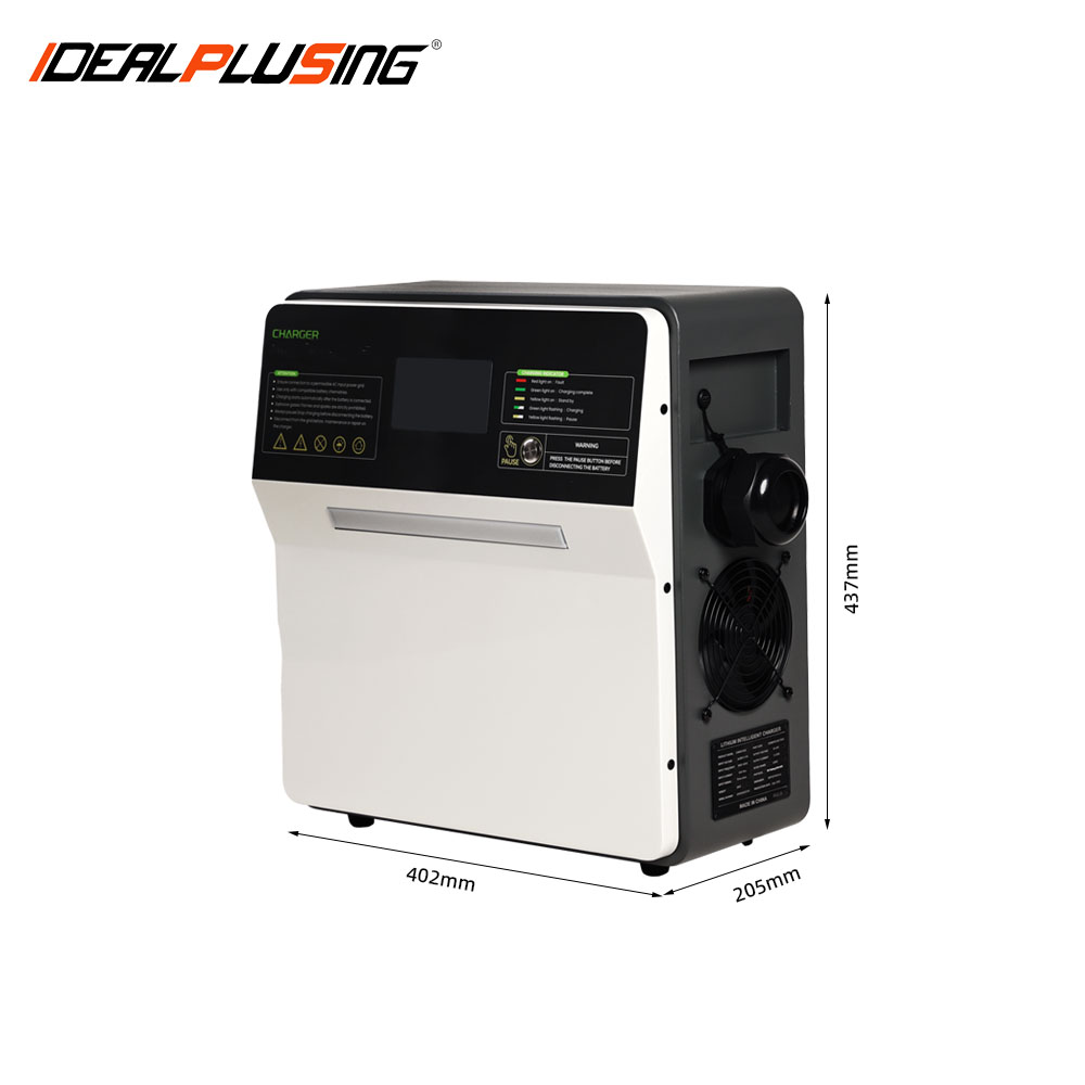IDEALPLUSING Adjustable DC Battery Charger High Efficiency 48-153.6VDC 150A 10KW for Industrial Energy Storage Systems