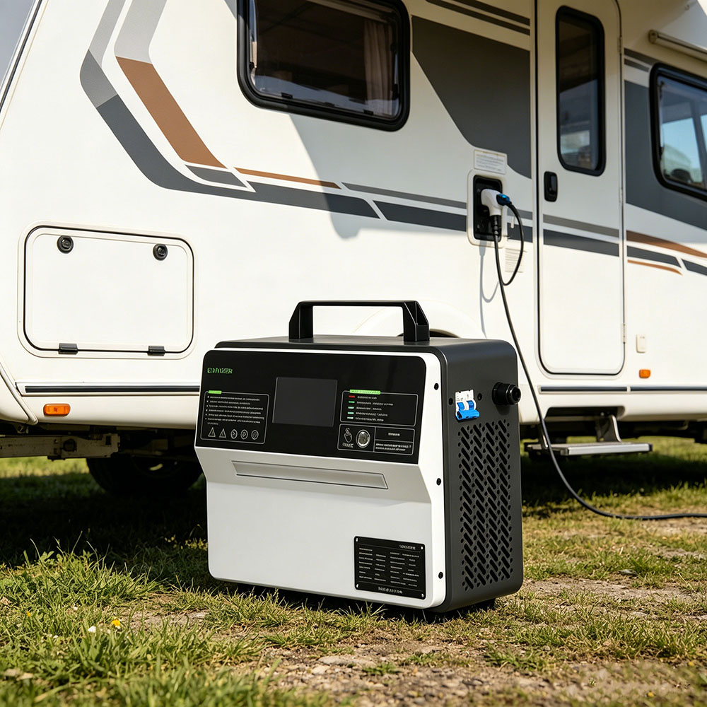 IDEALPLUSING Smart RV Battery Charger Automatic Fast Charging 24VDC 100A 3kW for AGM GEL LiFePO4 Recreational Vehicle Batteries
