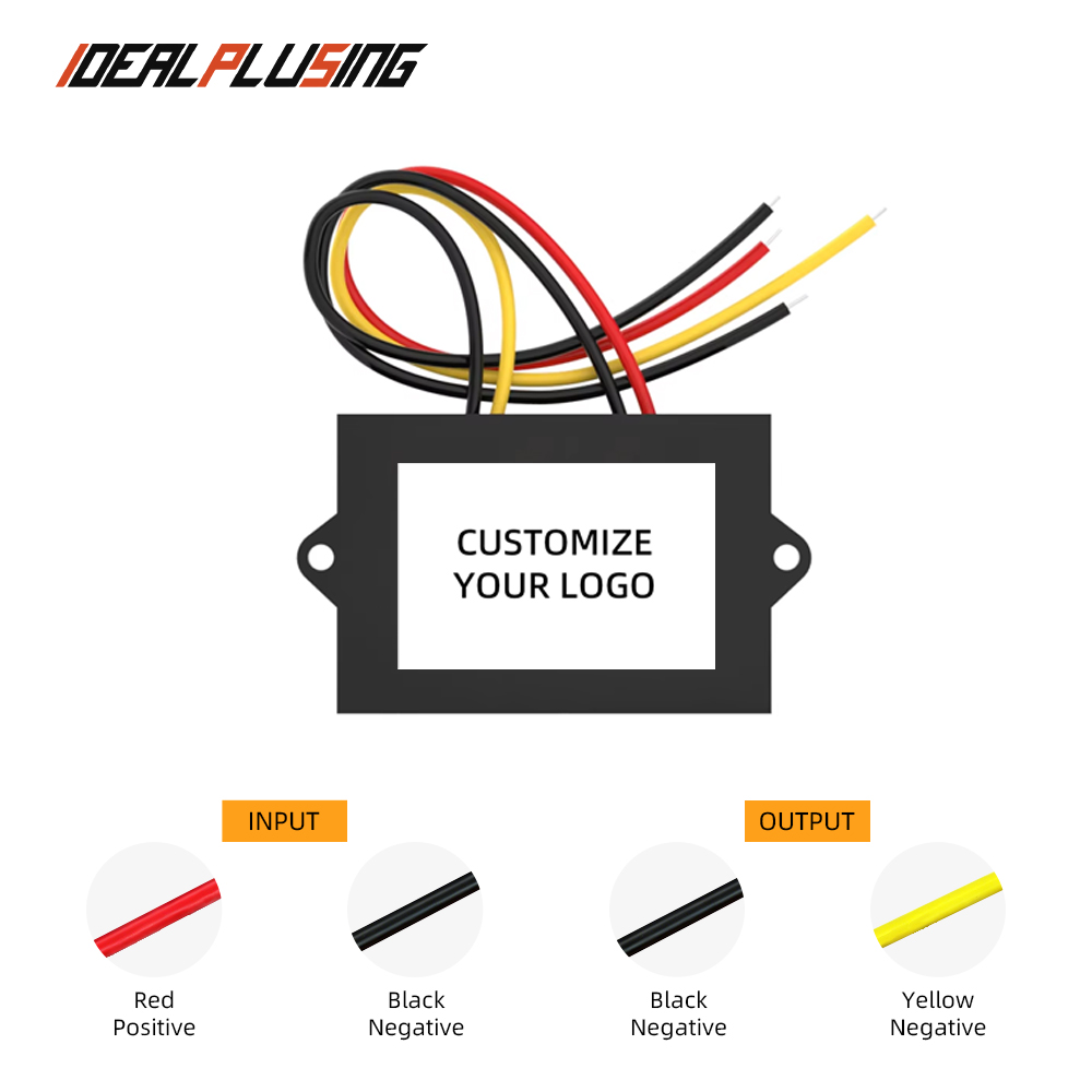 Industrial DC DC Buck Voltage Converter 48V to 5V 12V 13.5V 13.8V 19V 24V 36V DC to DC Converter for Wide Input Voltage Range
