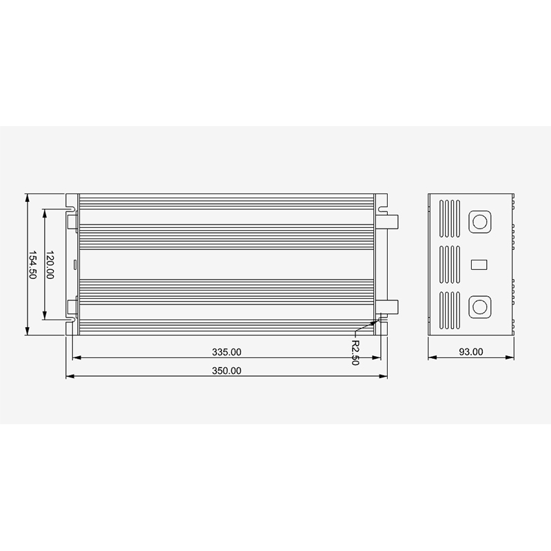 Isolation DC DC 12V to 20V Boost Converter Modules 20V 100A 2000W New Energy Vehicles Converter