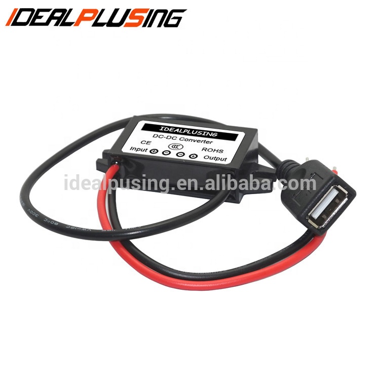 Car Charger USB Dc Dc Converter 12v to 5v 1A 2A 3A Buck Dual Two USB Ports Car Power Supply Module