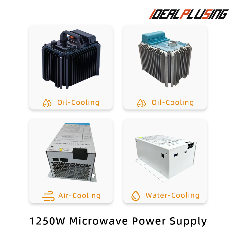 1250W High Power Fast Response Microwave Generator Power Supply for Industrial Microwave Heating System