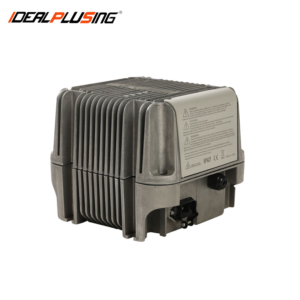 IDEALPLUSING Smart Automatic Fast Charging Battery Charger 24-48VDC 1000W for Forklift Golf Cart AGV Floor Scrubber
