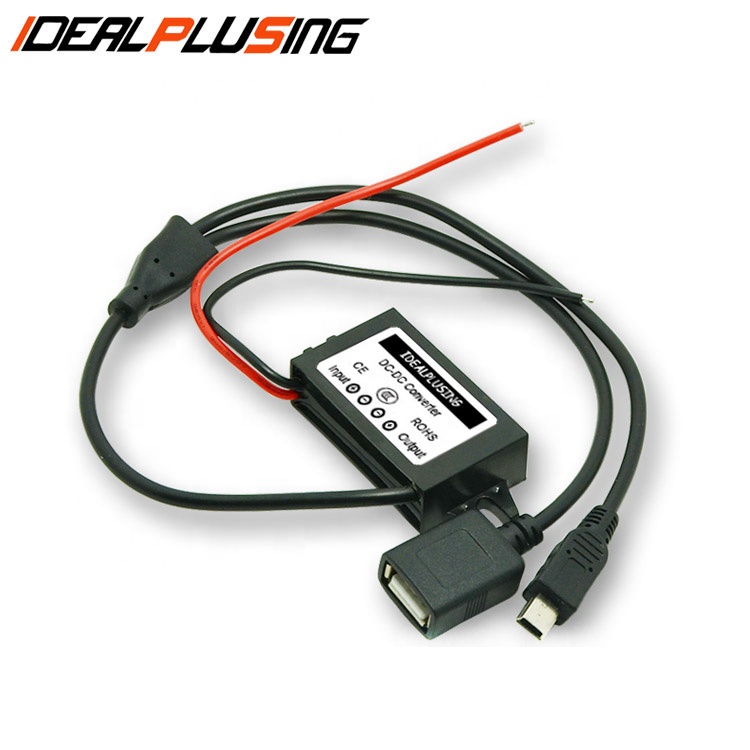 Hot-sale Waterproof Dc Dc Buck Converter 24v to 5v 3a Dc USB QC for Car Smart Phone Charge