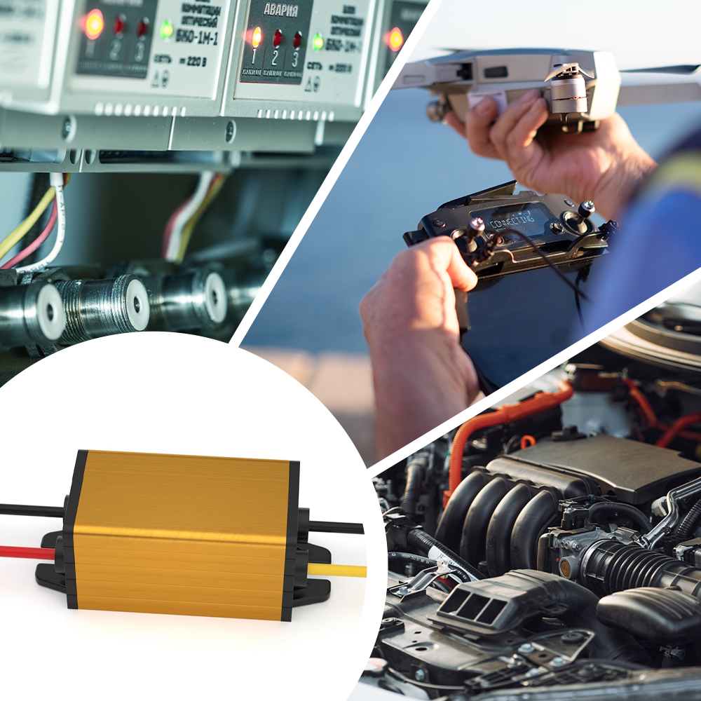 Step Down DC-DC Buck Converter 48Vto 12V 24V 5V 5.7V 3.3V DC to DC Power Converter for High Conversion Efficiency 2A 3A 3.5A 5A
