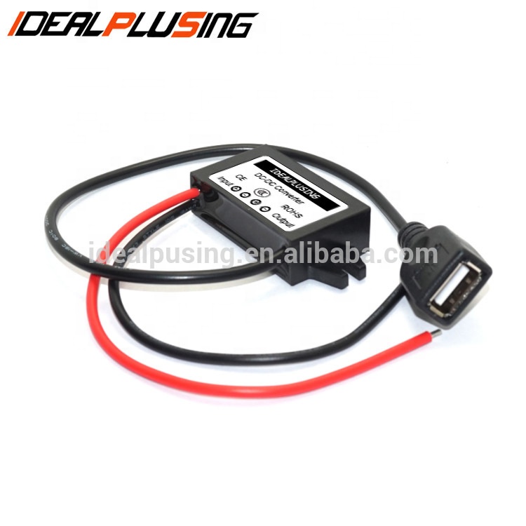 Car Charger USB Dc Dc Converter 12v to 5v 1A 2A 3A Buck Dual Two USB Ports Car Power Supply Module