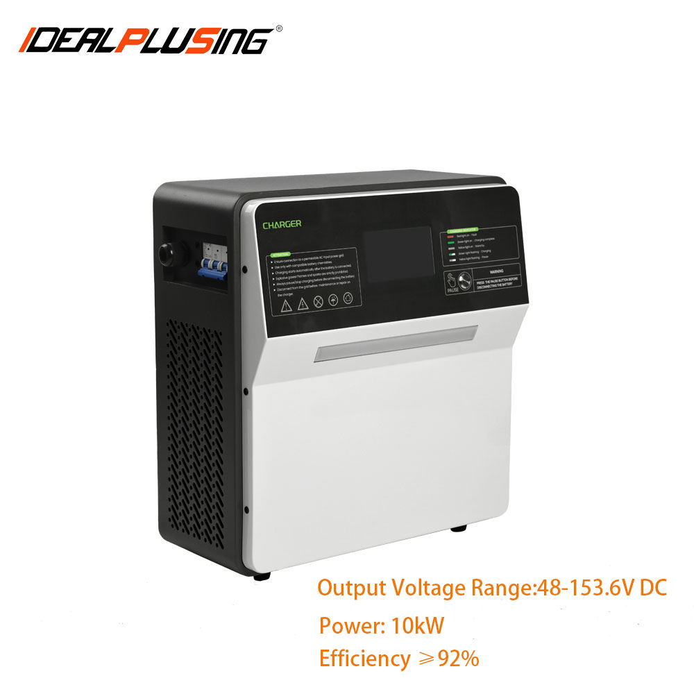 IDEALPLUSING Adjustable DC Battery Charger High Efficiency 48-153.6VDC 150A 10KW for Industrial Energy Storage Systems