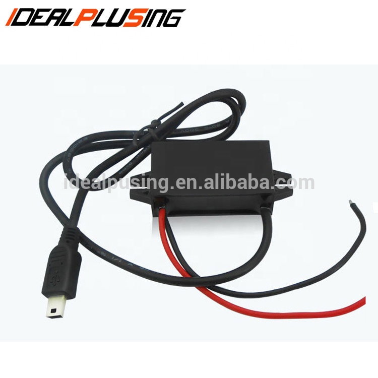 12v 24v to 5V DC DC Step Down Voltage Converter 3A 15W Mini USB Port Car Power Supply Charger for iPhone Samsung