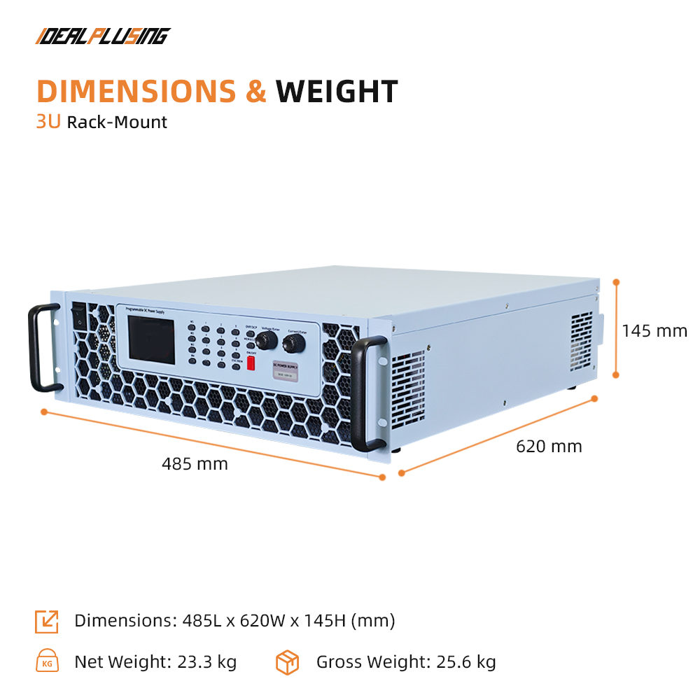 ODM/OEM IDEALPLUSING Programmable DC Power Supply 520V 2600VDC 5A with Modbus RTU Flexible Programming for Research Laboratories