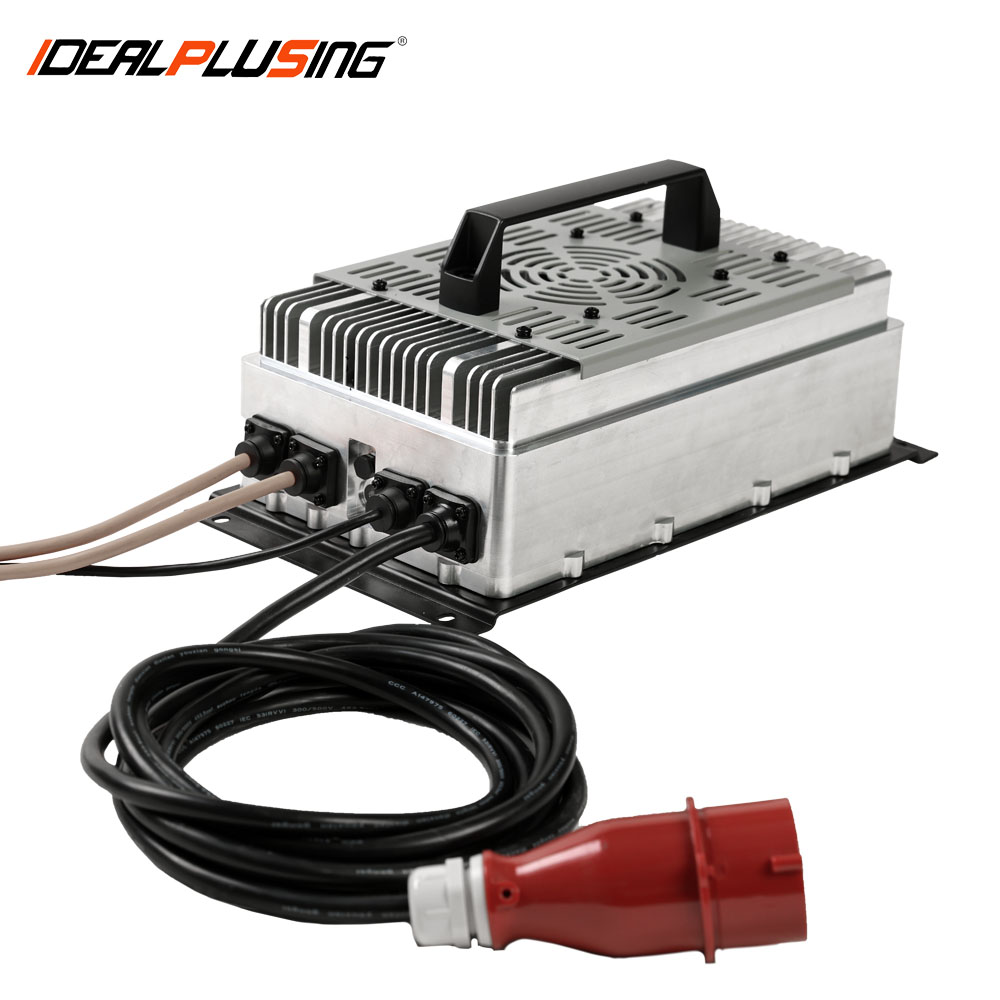 IDEALPLUSING Industrial Grade Heavy Duty Charger Rectifier Fast Charging 48VDC 6600W for Forklift Telecom 6.6kW Power System