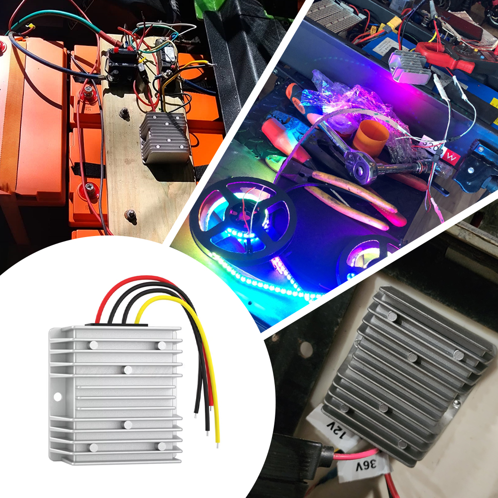 Non-Isolated 9-36V to 19V 5A 12A 95W 228W DC to DC Converter Voltage Stabilizer for Low Noise Operation