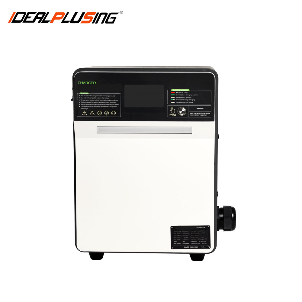 IDEALPLUSING Waterproof Marine Battery Charger Smart Automatic Fast Charging 24VDC 150A 6kW for Boat AGM GEL Lithium Batteries