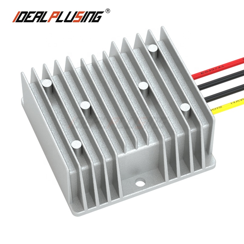 High Voltage 8~40V to 12V 5A 60W DC/DC Converter Waterproof Step-Up/Step-Down Inverter & Converter