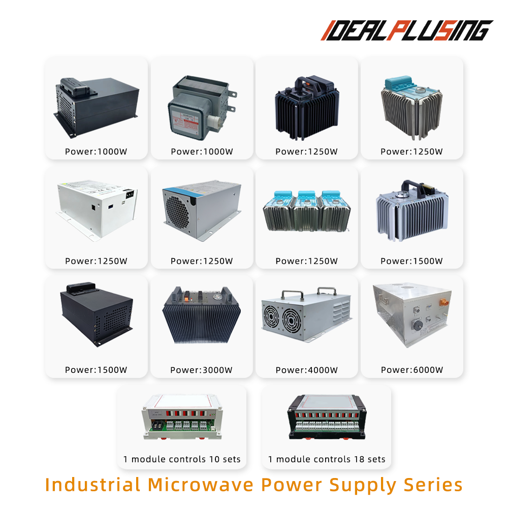 6KW Compact High Efficiency Small Size Microwave 4000W 6000W Power Supply for Portable Small Magnetron Microwave Devices