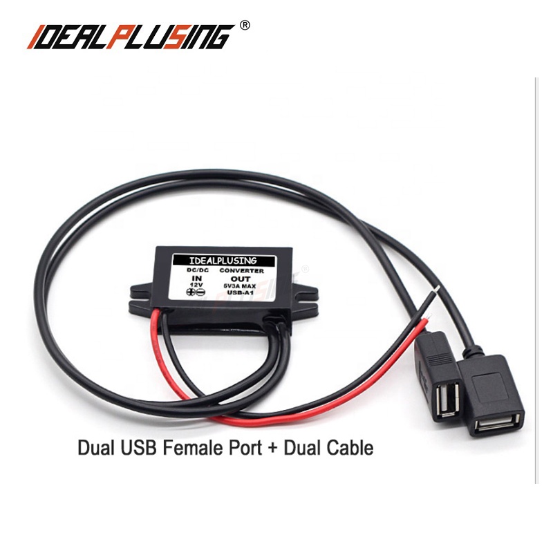 12v 24v to 5V DC DC Step Down Voltage Converter 3A 15W Mini USB Port Car Power Supply Charger for iPhone Samsung