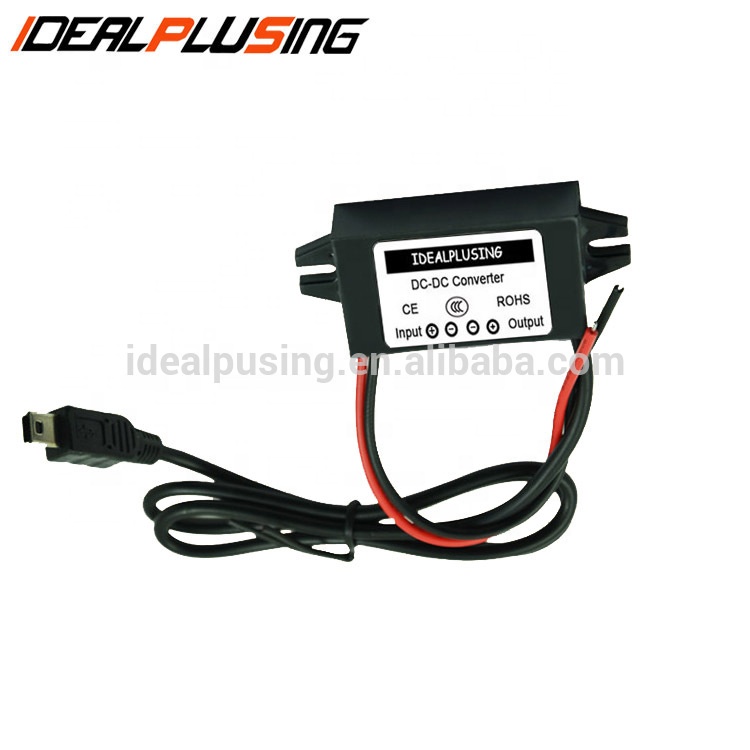 12v 24v to 5V DC DC Step Down Voltage Converter 3A 15W Mini USB Port Car Power Supply Charger for iPhone Samsung