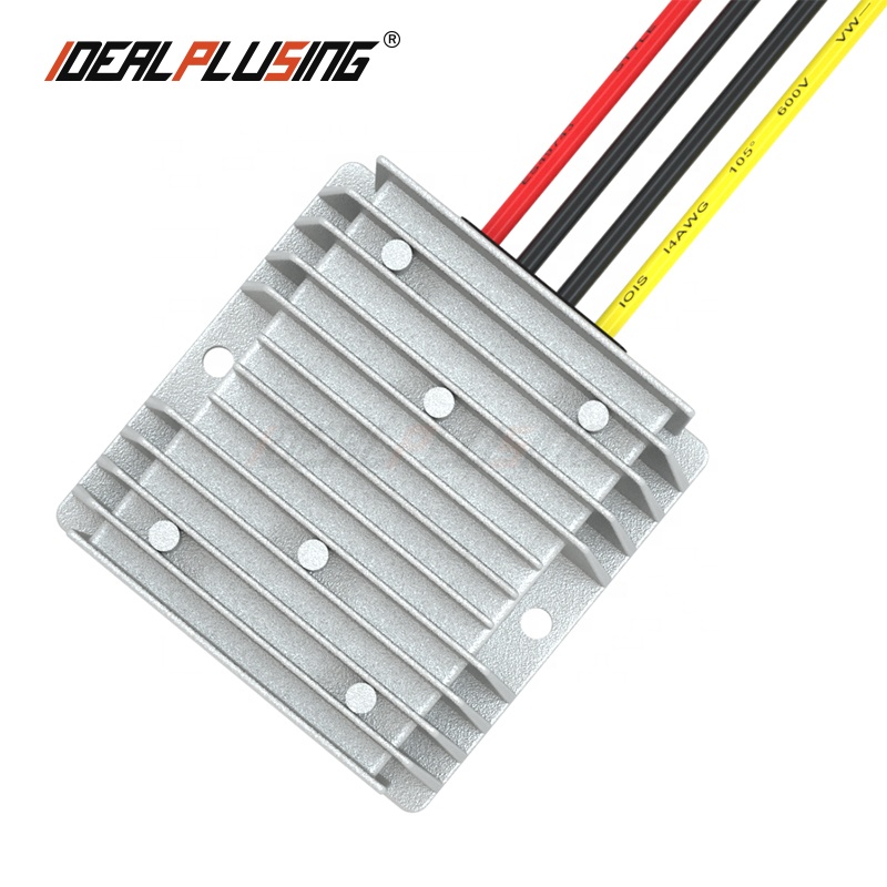 High Voltage 8~40V to 12V 5A 60W DC/DC Converter Waterproof Step-Up/Step-Down Inverter & Converter