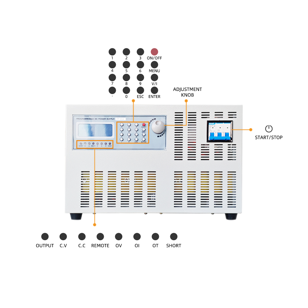 10kW Programmable DC Power Supply 8V 1250A Precision DC Power Supply Programmable CV CC DC Power Supply Lab Test