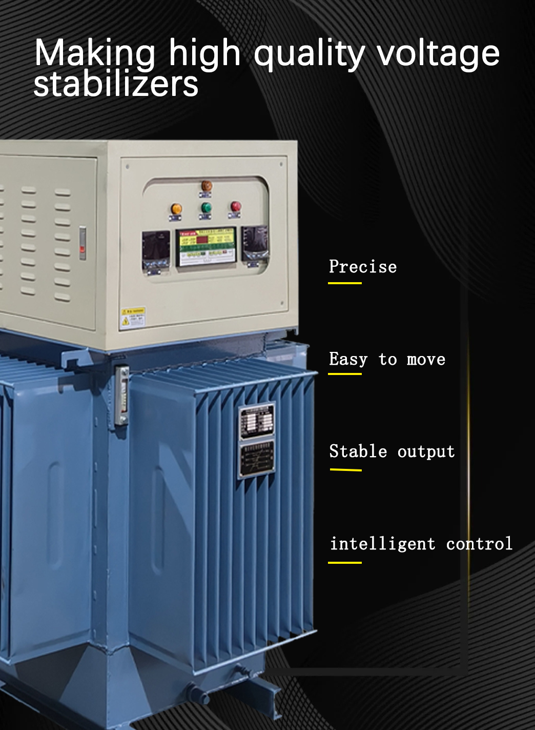 Manufacturer 300kva 400kva 500kva 600kva Oil Cooled Three Phase Inductive Voltage Regulator Voltage Stabilizer