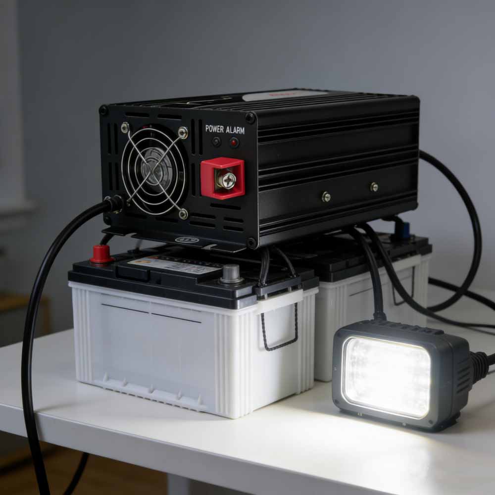 1500W Intelligent Fan-cooled Pure Sine Wave Power Inverter 110V 120V 220V 230V 240V High-voltage Industrial Automation Inverter
