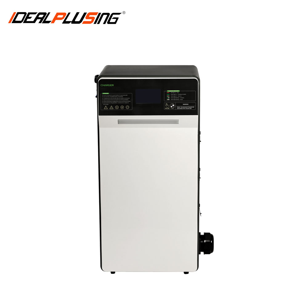 IDEALPLUSING Smart Lithium Battery Charger Fast Charging 80VDC 250A 28KW for LiFePO4 Forklift AGV Traction Batteries