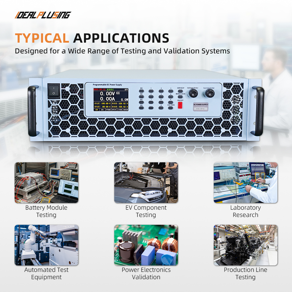 ODM/OEM Programmable DC Power Supply 25V 500V 1250VDC 10A with Dual Encoder Multiple Protection for Quality Inspection Systems