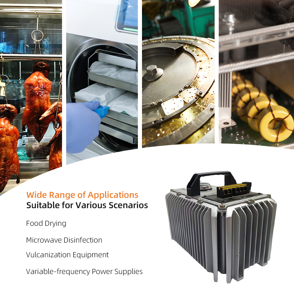 High Stability Low Ripple Microwave Power Supply, 1500W Industrial Microwave Equipment Power Supply