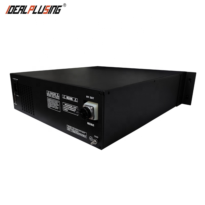 Rack Mount High Voltage Power Supply 100 Kv 5mA 500w Programmable Dc Power Supply 0-100kv for Electrostatic Spraying