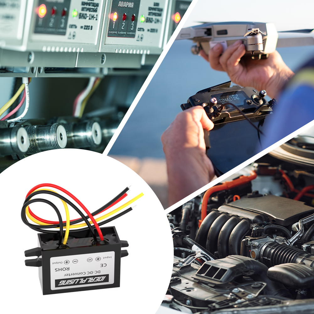 Step Down DC/DC Converters 48V to 5V 6V 9V 12V 24V LM2596 DC DC Buck Converter for Anti Surge Capability 2A 3A 5A 10A 36W 120W