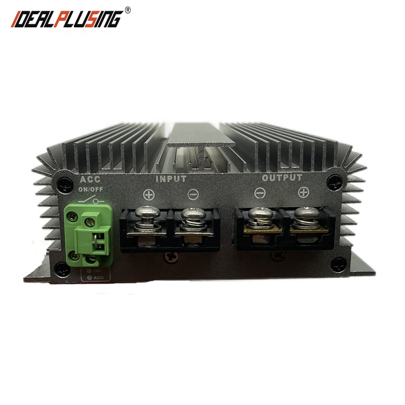 Waterproof IP67 12v 24v boost 56v Ev Fast Dc-dc Step-up Converter Battery Charger Used for Car Bus Vehicle Boat Motor 20a