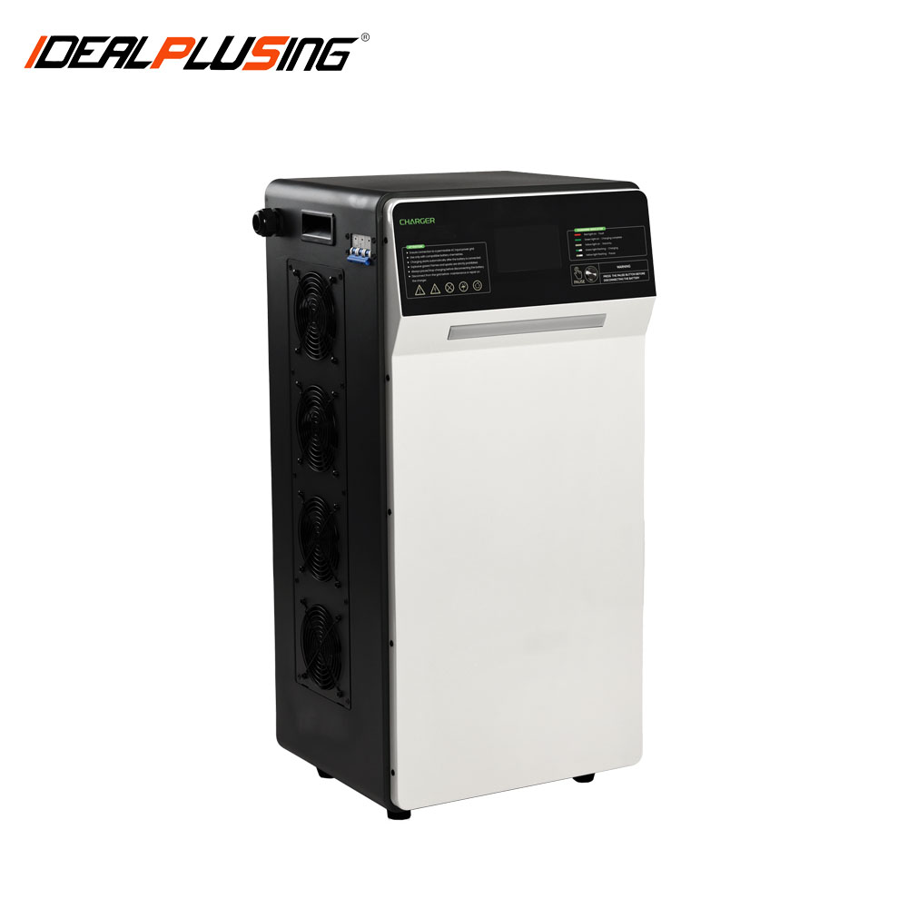IDEALPLUSING Smart Lithium Battery Charger Fast Charging 80VDC 250A 28KW for LiFePO4 Forklift AGV Traction Batteries