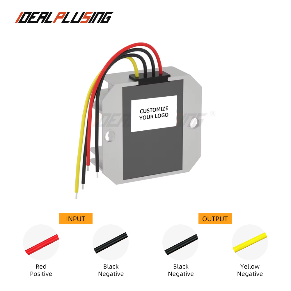 CE Certified 48V to 12V 24V 36V 5V 6V 9V 19V DC/DC Voltage Converter Industrial DC DC Converter for Waterproof IP67 3A 5A 8A 10A