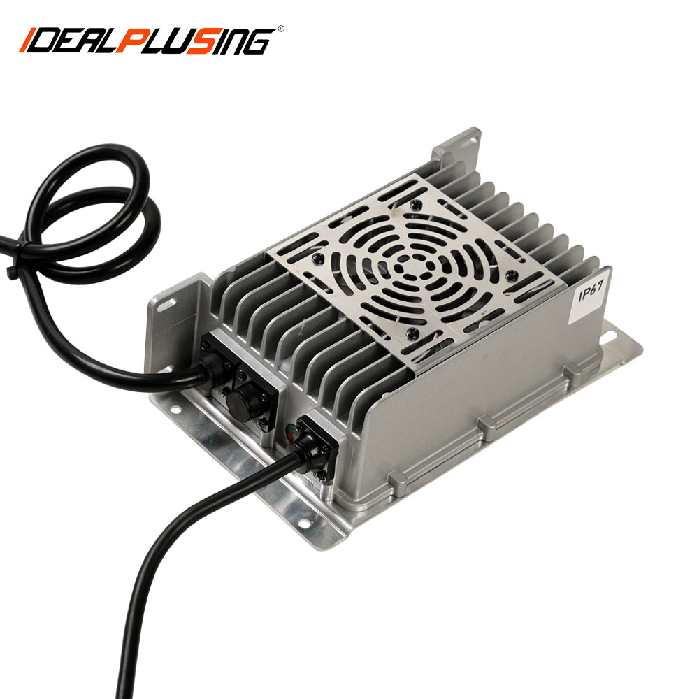 Smart Fast Charging Lithium DC Power Supply Battery Charger Industrial Grade High Efficiency 24VDC 72VDC 2200W for Battery Packs