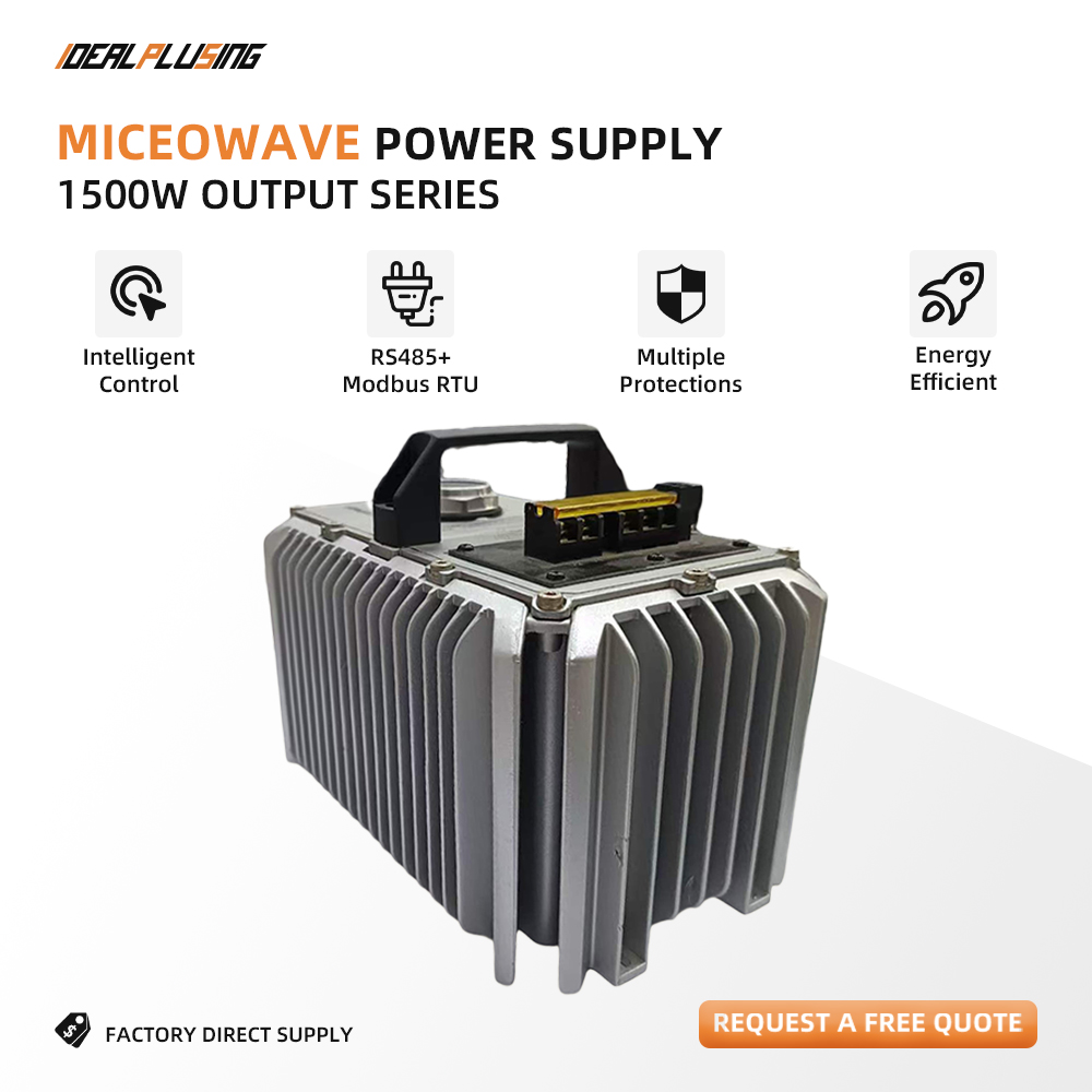 High Stability Low Ripple Microwave Power Supply, 1500W Industrial Microwave Equipment Power Supply