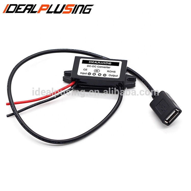 Car Charger USB Dc Dc Converter 12v to 5v 1A 2A 3A Buck Dual Two USB Ports Car Power Supply Module