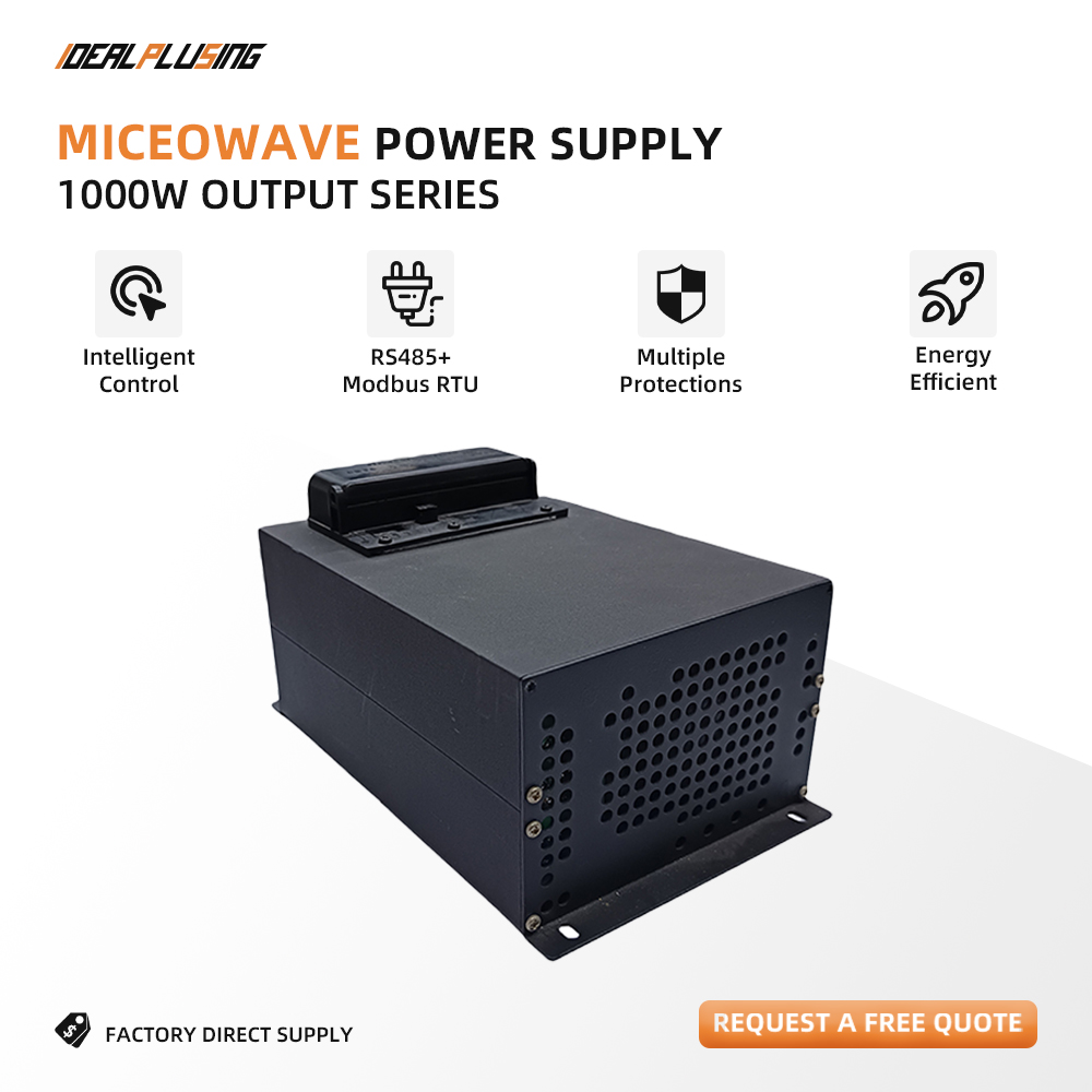 1500W Constant Power Microwave Heating High Efficiency Programmable Stable Power Supply for Industrial Heating Equipment