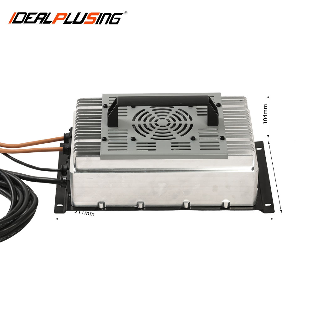 IDEALPLUSING Industrial Grade Heavy Duty Charger Rectifier Fast Charging 48VDC 6600W for Forklift Telecom 6.6kW Power System