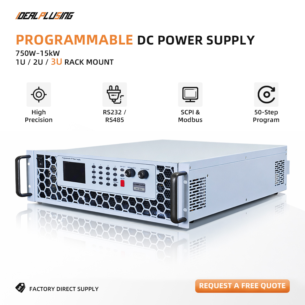 Programmable DC Power Supply 12.5VDC 375A 600A with LCD Display Multiple Protection High Performance for Electronic R&D Testing