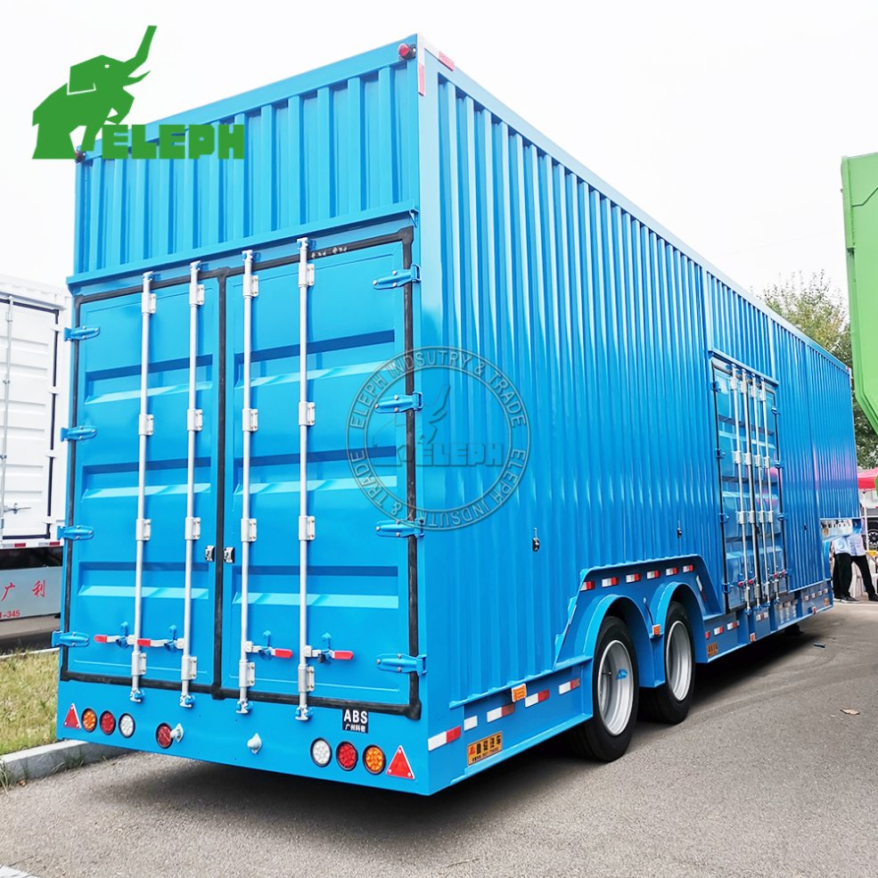 Eleph Luxury SUV Car Hauler Transporter Car Enclosed Carrier Trailer for Philippine